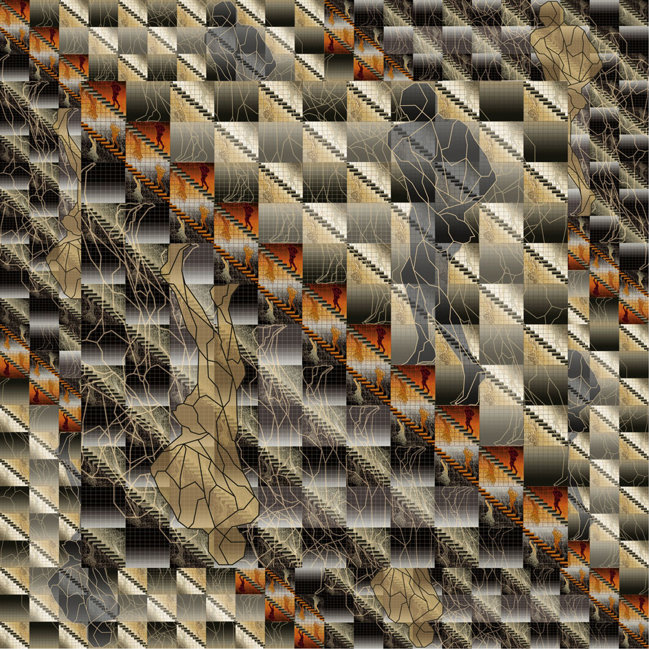Sisyphe 2014 – 110 x 110 cm
