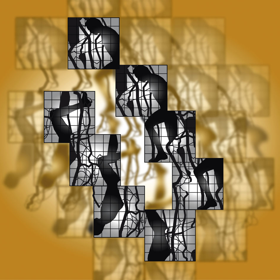 L'Escalier Fractal 2012 – 60 x 60 cm